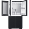Samsung RF65DG9H0EB1 Family Hub AI Vision Inside American Fridge Freezer, Black Deep Ocean Inox Finish, E Rated,  Plumbed