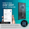 Samsung RF65DG9H0EB1 Family Hub AI Vision Inside American Fridge Freezer, Black Deep Ocean Inox Finish, E Rated,  Plumbed