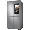 Samsung RF65DG9H0ESR Family Hub AI Vision Inside American Fridge Freezer,  Plumbed, Stainless Steel, E Rated