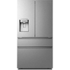 Hisense RF728N4SASE American Fridge Freezer, Stainless Steel, E Rated,  Non-Plumbed