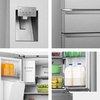 Hisense RF728N4SASE Hi7 American Fridge Freezer, Stainless Steel, E Rated,  Non-Plumbed