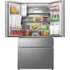 Hisense RF728N4SASE Hi7 American Fridge Freezer, Stainless Steel, E Rated,  Non-Plumbed