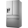 Hisense RF728N4SASE American Fridge Freezer, Stainless Steel, E Rated,  Non-Plumbed