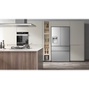 Hisense RF728N4SASE American Fridge Freezer, Stainless Steel, E Rated,  Non-Plumbed