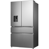Hisense RF749N4SWSE American Fridge Freezer, Stainless Steel, E Rated,  Non-Plumbed