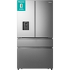 Hisense RF749N4SWSE American Fridge Freezer, Stainless Steel, E Rated,  Non-Plumbed