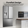 Hisense RF793N4SASE American Fridge Freezer, Stainless Steel, E Rated,  Plumbed