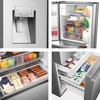 Hisense RF793N4SASE American Fridge Freezer, Stainless Steel, E Rated,  Plumbed