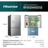 Hisense RF815N4SESE American Fridge Freezer,  Plumbed, Stainless Steel, E Rated