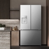 Hisense RF815N4SESE American Fridge Freezer,  Plumbed, Stainless Steel, E Rated