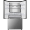 Hisense RF815N4SESE American Fridge Freezer, Stainless Steel, E Rated,  Plumbed