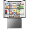 Hisense RF815N4SESE American Fridge Freezer,  Plumbed, Stainless Steel, E Rated