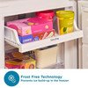 Sensis RFCMBI015450EW Integrated Fridge Freezer, Sliding Hinge, 50/50, E Rated