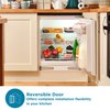 Sensis RFUCBI01L54EW Built-In Larder Fridge, Fixed Hinge, White, E Rated
