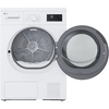 LG RHA1008NWK Heat Pump Tumble Dryer, 8kg, White, A++ Rated