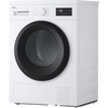 LG RHA1008NWK Heat Pump Tumble Dryer, 8kg, White, A++ Rated