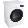 LG RHA1008NWK Heat Pump Tumble Dryer, 8kg, White, A++ Rated
