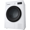 LG RHA1008NWK Heat Pump Tumble Dryer, 8kg, White, A++ Rated