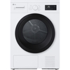 LG RHA1008NWK Heat Pump Tumble Dryer, 8kg, White, A++ Rated