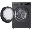 LG RHX5009TBB Heat Pump Tumble Dryer, 9kg, Black, B Rated