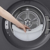 LG RHX7009TBB Heat Pump Tumble Dryer, 9kg, Black, A+++ Rated