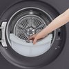 LG RHX7010TBB Heat Pump Tumble Dryer, 10kg, Black, A+++ Rated