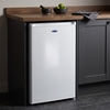 IceKing RL111EW Under Counter Larder Fridge, White, E Rated