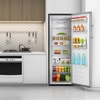 Hisense RL415N4ACE Tall Larder Fridge, Stainless Steel, E Rated