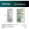 Hisense RL415N4ACE Tall Larder Fridge, Stainless Steel, E Rated