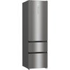 Hisense RM469N4ACDUK Total No Frost Fridge Freezer, 60/40, Stainless Steel, D Rated