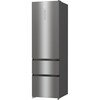 Hisense RM469N4ACDUK Total No Frost Fridge Freezer, 60/40, Stainless Steel, D Rated