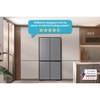 Samsung RM70F67RDREU Series 8 Smart American Fridge Freezer, Stainless Steel, D Rated,  Non-Plumbed