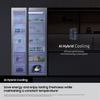 Samsung RM70F67RDREU Series 8 Smart American Fridge Freezer, Stainless Steel, D Rated,  Non-Plumbed
