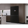 Samsung RM90F67CECEU American Fridge Freezer, Clean Deep Charcoal, Black, E Rated,  Plumbed