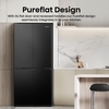 Hisense RQ5P470SAFD American Fridge Freezer, Black, D Rated,  Non-Plumbed