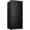 Hisense RQ5P470SAFD American Fridge Freezer, Black, D Rated,  Non-Plumbed