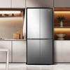 Hisense RQ5P470SAID American Fridge Freezer,  Non-Plumbed, Stainless Steel, D Rated