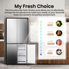 Hisense RQ5P470SAID American Fridge Freezer,  Non-Plumbed, Stainless Steel, D Rated