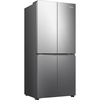 Hisense RQ5P470SAID American Fridge Freezer,  Non-Plumbed, Stainless Steel, D Rated