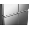 Hisense RQ5P470SAID American Fridge Freezer, Stainless Steel, D Rated,  Non-Plumbed