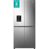 Hisense RQ5P470SMIE American Fridge Freezer, Silver, E Rated,  Non-Plumbed