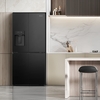 Hisense RQ5P470SYFD American Fridge Freezer, Black, D Rated,  Non-Plumbed