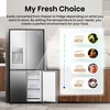 Hisense RQ5P470SYID American Fridge Freezer,  Non-Plumbed, Stainless Steel, D Rated