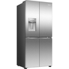 Hisense RQ5P470SYID American Fridge Freezer,  Non-Plumbed, Stainless Steel, D Rated