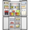 Hisense RQ5P470SYID American Fridge Freezer,  Non-Plumbed, Stainless Steel, D Rated