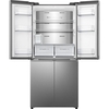 Hisense RQ5P470SYID American Fridge Freezer,  Non-Plumbed, Stainless Steel, D Rated