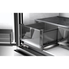 Hisense RQ5P640SYKD American Fridge Freezer, Black, D Rated,  Non-Plumbed