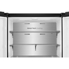 Hisense RQ5P640SYKD American Fridge Freezer, Black, D Rated,  Non-Plumbed