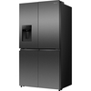 Hisense RQ5P640SYKD American Fridge Freezer, Black, D Rated,  Non-Plumbed