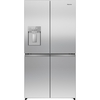 Hisense RQ5P640SYSD American Fridge Freezer, Stainless Steel, D Rated,  Non-Plumbed
